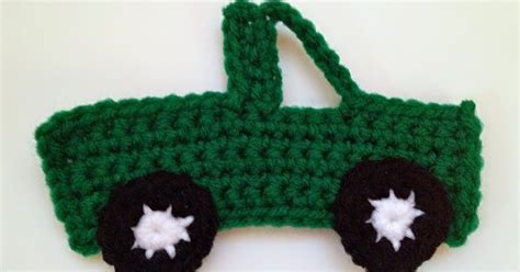 Free Crochet Pattern: Pick-Up Truck Applique | Crochet applique, Crochet applique patterns free ...