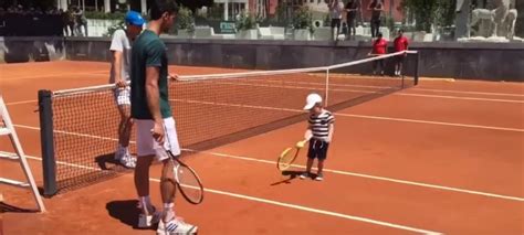 Watch Novak Djokovic, his 2-year-old son and Rohan Bopanna play tennis ...