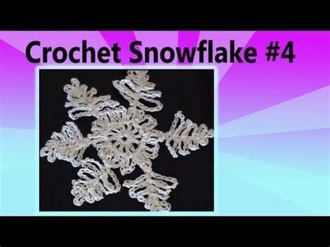 How To Stiffen Crochet Snowflakes by Snowcatcher - YouTube | Crochet geek, Crochet snowflakes ...