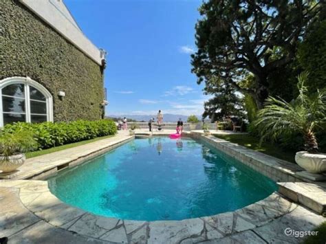 Hollywood Pool in Mansion with Views | Rent this location on Giggster