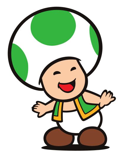 File:Green Toad vector art.svg - Super Mario Wiki, the Mario encyclopedia