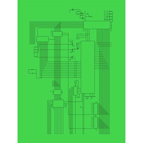 Dragon 32 Computer Schematic by City Prints - The Map Shop