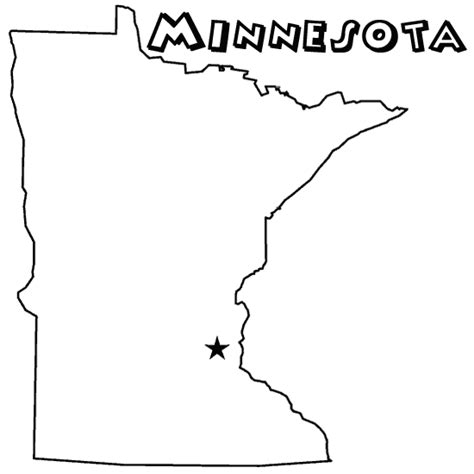 Minnesota coloring, Download Minnesota coloring for free 2019