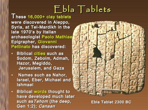 The Ebla Tablets Mystery - Ancient Explorers