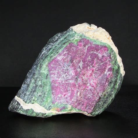 Ruby Crystal in Zoisite - Mineral Mike