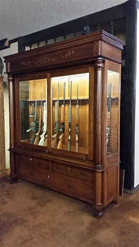 Custom Gun Cabinets - Amish Custom Gun Cabinets