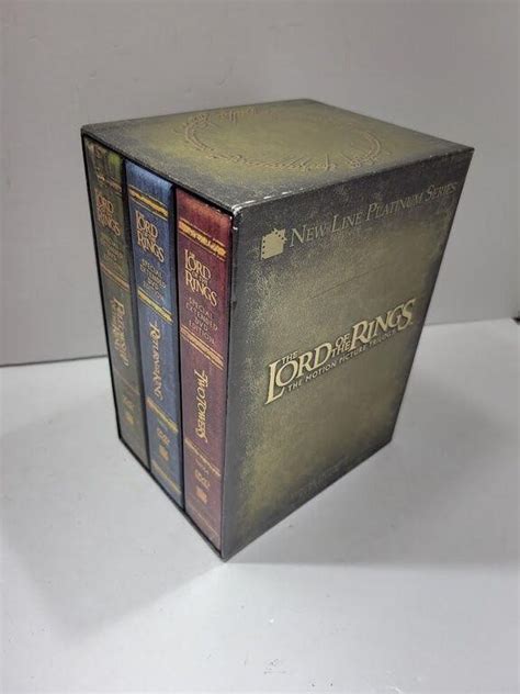 Lord of The Rings Extended DVD Set | Live and Online Auctions on HiBid.com