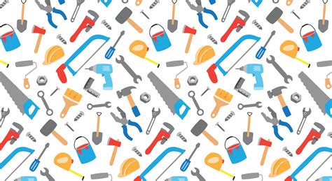 tools seamless pattern background engineer tools, repair house tool simple background 28293629 ...