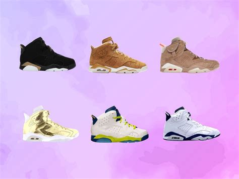 6 Best Nike Air Jordan 6 Retro sneakers of all time