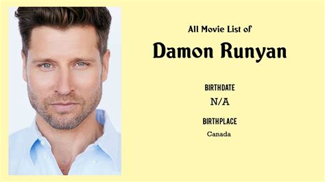 Damon Runyan Movies list Damon Runyan| Filmography of Damon Runyan - YouTube