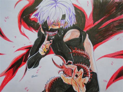 Drawing Kaneki Ken - Tokyo Ghoul by Okamikun99 on DeviantArt