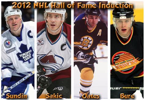 , NHL Hall of Fame Inductees of 2012 The National...