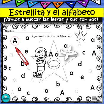 Estrellita: Find, Circle, Trace, & Color the Spanish Alphabet/Alfabeto