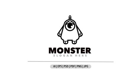 Monster Line Art, Graphic Templates - Envato Elements