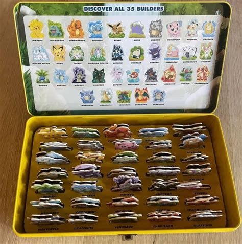 COLES POKEMON BUILDERS 2024 Full Set 35 Cards & Case Bonus Builders Set ...