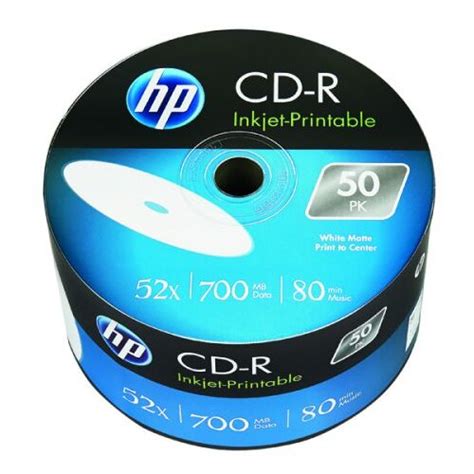 HP CD-R 52X 50PK BULK 700MB/PRINTABLE 69301 disk | ePonuda.com