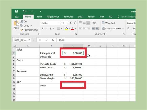 How to Do a Break Even Chart in Excel (with Pictures) - wikiHow