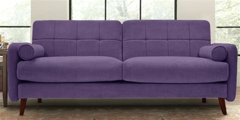 Grenola Two Seater Sofa In Purple Colour - Dreamzz Furniture | Online Furniture Shop