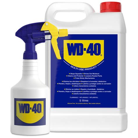 WD-40® 44506 5 Litre + Trigger Spray Bottle | Rapid Online