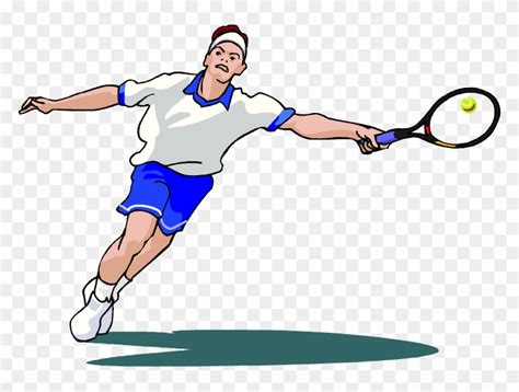 Find More Tennis Clip Art - Tennis Player Male Clip Art - Free Transparent PNG Clipart Images ...