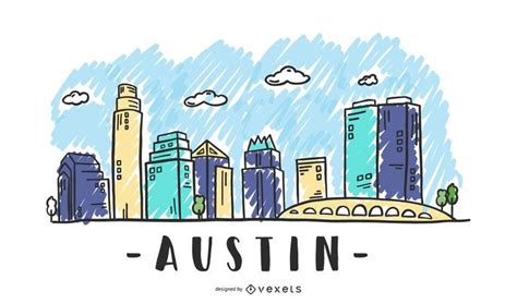 Austin, Texas Skyline Design #AD , #spon, #ad, #Texas, #Skyline, # ...