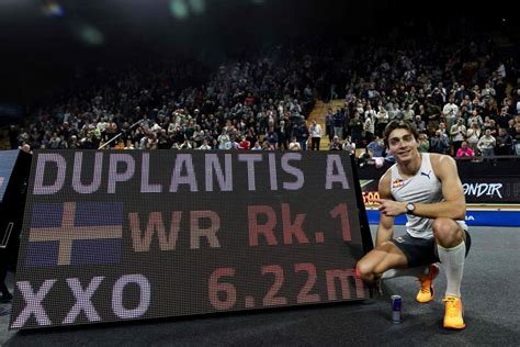 Armand Duplantis breaks the pole vault world record for the sixth time - The Limited Times