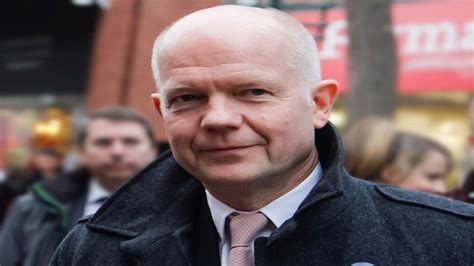 Former Foreign Secretary, now Commons leader, William Hague says Tories ...