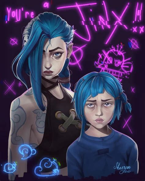 (1) Arcane Jinx + Powder fanart : ProCreate League Of Legends Poster, League Of Legends ...