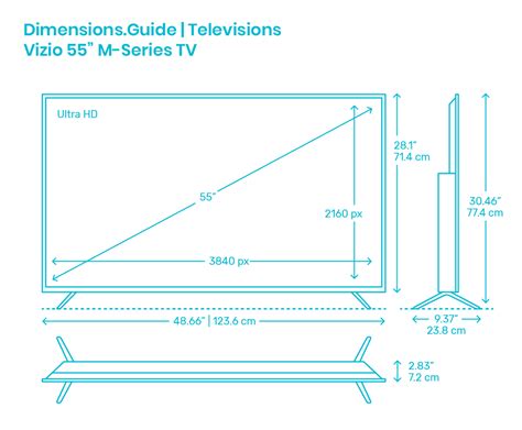 Samsung Tv Dimensions Chart