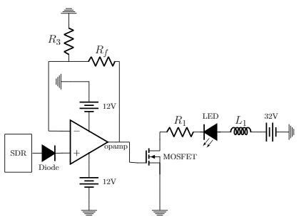 Proposed LED driver circuit design. | Download Scientific Diagram