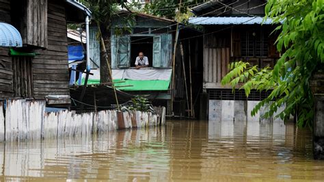 5 killed, over 60,000 displaced as monsoon floods hit Myanmar | World ...