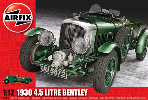 Airfix Car Models 1/12 1930 4.5 Liter Bentley Deluxe Sportster Car Kit ...