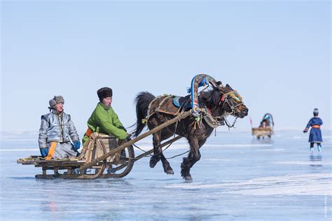 Photos of Mongolian Ice Festival Capture Traditional Winter Festivities