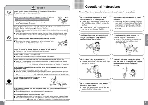 Toto Washlet Installation Manual