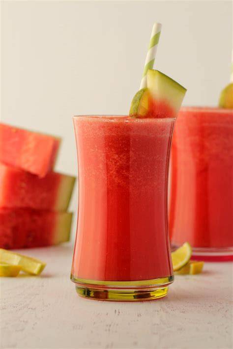 Watermelon Smoothie - Super Easy, 2-Ingredients! - Loving It Vegan