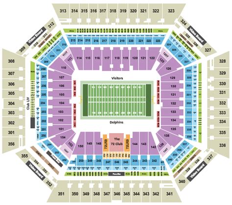 Dolphin Stadium Seating Map | Brokeasshome.com