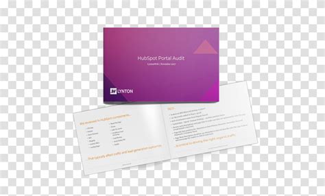 Hubspot Portal Audit Lyntonweb Horizontal, Text, Business Card, Paper, Flyer Transparent Png ...