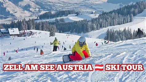 ski 🎿 virtual tour in zell am see austria 🇦🇹 2022 4K - YouTube