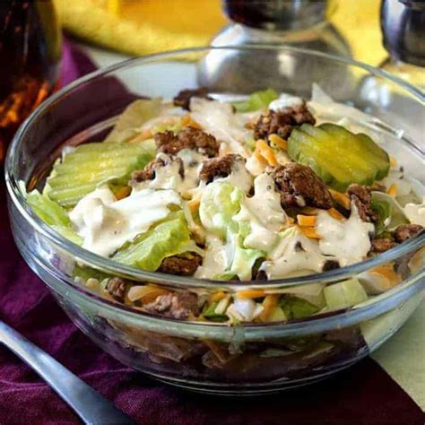 Big Mac Salad | Keto Big Mac Salad Recipe - TwoSleevers