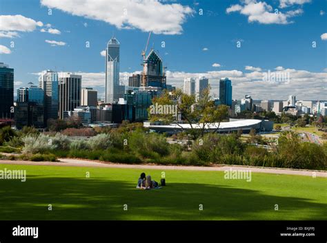 city of Perth seen from King's Park Stock Photo - Alamy