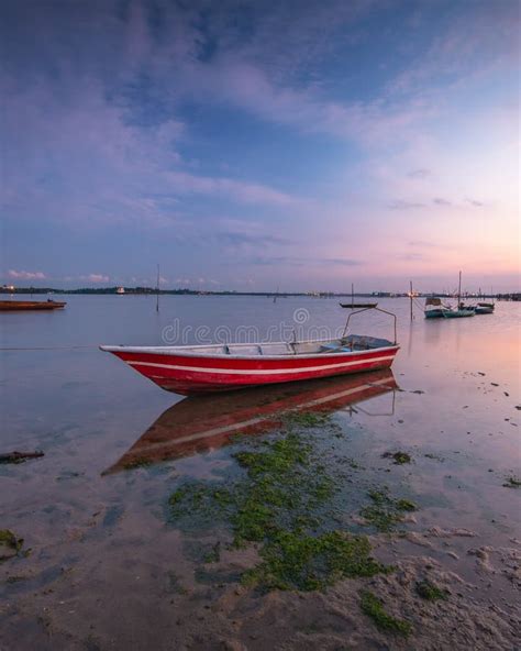 Wonderful Sunset at Barelang Bridge Batam Island Indonesia Stock Photo ...