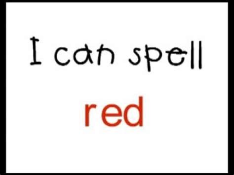 Color R-E-D red song - Kindergarten Keagan is already singing and learning this song, they use ...