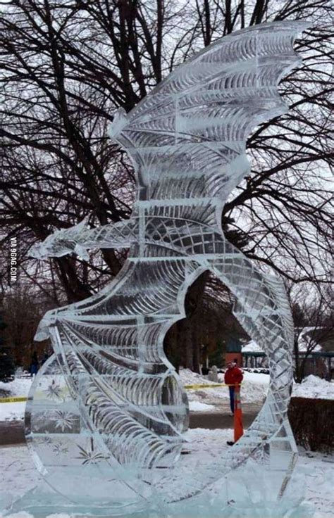 Amazing ice sculptures | Dragon sculpture, Ice sculptures, Ice dragon