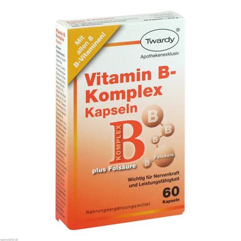 VITAMIN B KOMPLEX Kapseln (60 St) Preisvergleich, PZN 3712965 ...