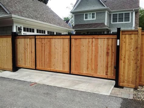 Automatic Sliding Driveway Gates — Randolph Indoor and Outdoor Design