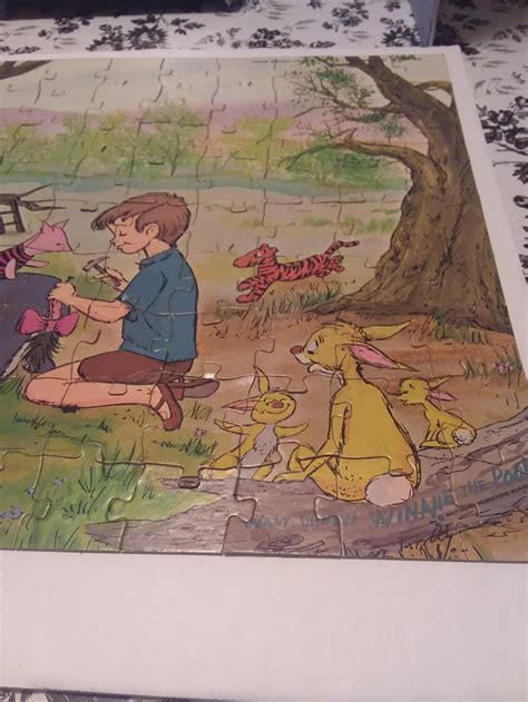 Winnie the Pooh Picture Puzzle | Etsy