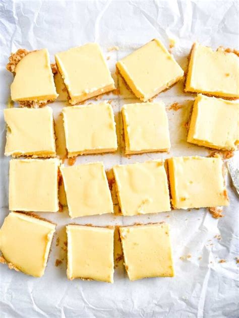 Lemon Bars with Graham Cracker Crust - Kitchen Serf