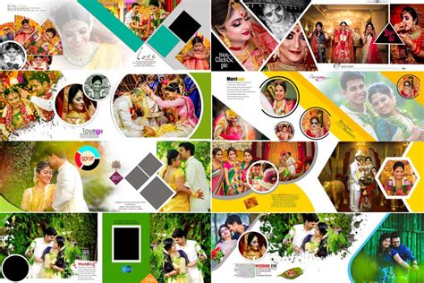 Free download wedding album psd templates 12x36 collection - assistanthor