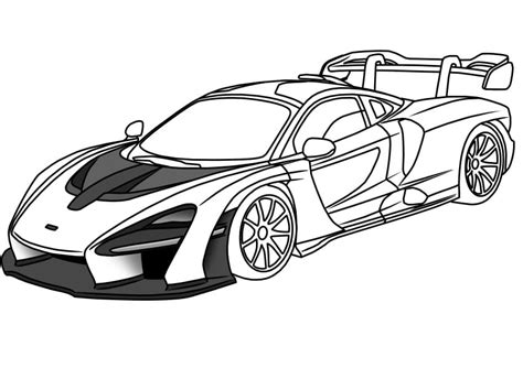 Mclaren Spider Coloring Page