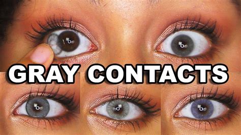 BEST $13 GRAY CONTACTS FOR DARK EYES | Comparisons + Discount Code ...